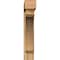 Ekena Millwork Legacy Block Rough Sawn Bracket w/ Offset Brace, Western Red Cedar, 8"W x 40"D x 44"H BKT0806X40X44LEC05RWR - alternate 2